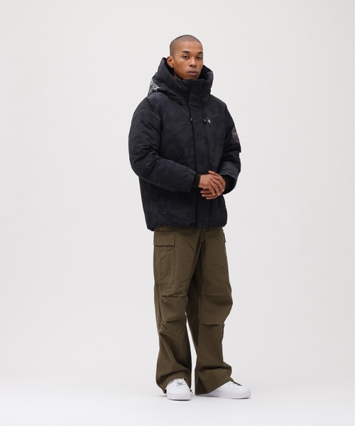 AVIREX(アヴィレックス)の「《WEB&DEPOT限定》MILITARY FUNCTION DOWN JACKET / ミリタリー ファンクション ダウンジャケット / AVIREX / アヴィレックス(ダウンジャケット/コート・メンズ・ライトグレー/ベージュ/グレー系カモフラージュ/レッド/オリーブ/ブラック・MEDIUM/XX-LARGE/X-LARGE/LARGE)」の21枚目の写真