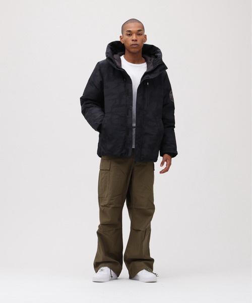 AVIREX(アヴィレックス)の「《WEB&DEPOT限定》MILITARY FUNCTION DOWN JACKET / ミリタリー ファンクション ダウンジャケット / AVIREX / アヴィレックス(ダウンジャケット/コート・メンズ・ライトグレー/ベージュ/グレー系カモフラージュ/レッド/オリーブ/ブラック・MEDIUM/XX-LARGE/X-LARGE/LARGE)」の10枚目の写真