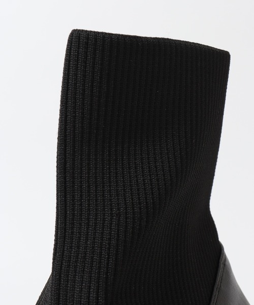 FUNALIVE(ファンアライブ)の「LIBERTYDOLL ベルトデザイン スクエアトゥ ソックスブーツ(ブーツ・レディース・ブラック系1/ブラック系2・40/39/38/36/37)」の3枚目の写真