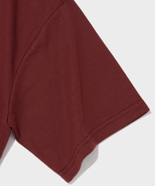 CARGOBROS FOR WOMAN(カーゴブロスフォーウィメン)の「CFW クラックロゴ 半袖Tシャツ (ワイン)(Tシャツ/カットソー・レディース・その他・SMALL/MEDIUM/LARGE/X-LARGE/2XL)」の4枚目の写真