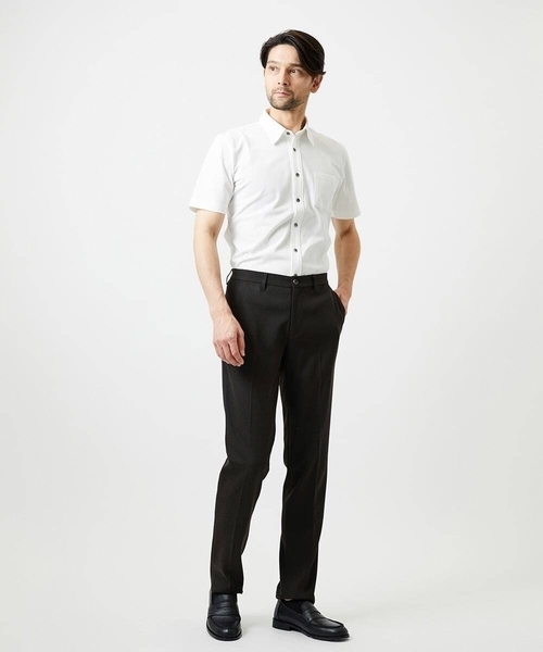 MICHEL KLEIN HOMME (ミッシェルクランオム)の「クールマックス前空きポロシャツ(シャツ/ブラウス・メンズ・ホワイト/ブルー/ネイビー・MEDIUM/LARGE/X-LARGE)」の10枚目の写真