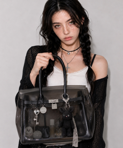 セール】Jelly Keyring Bag - black（ショルダーバッグ）｜MATINCOX