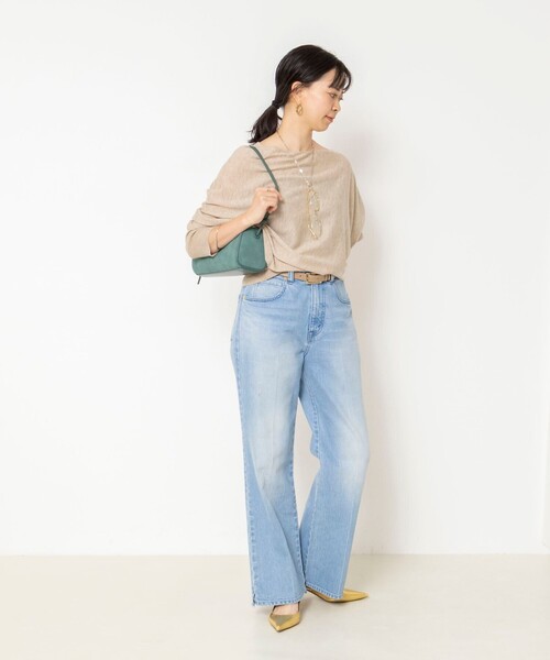 NOLLEY’S Sophi(ノーリーズソフィ)の「【BECシリーズ】【一部WEB限定カラーアイテム】ドレープドルマンプルオーバー(ニット/セーター・レディース・チャコールグレー/クリーム/ベージュ/ベビーピンク/カーキ・38)」の7枚目の写真