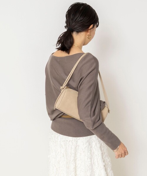NOLLEY’S Sophi(ノーリーズソフィ)の「【BECシリーズ】【一部WEB限定カラーアイテム】ドレープドルマンプルオーバー(ニット/セーター・レディース・チャコールグレー/クリーム/ベージュ/ベビーピンク/カーキ・38)」の20枚目の写真