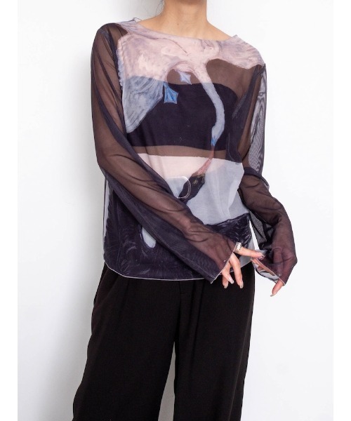 sahara(サハラ)の「Sheer Top "Hilma af Klint"(Tシャツ/カットソー・レディース・その他1/その他2/その他3/その他4/その他5・FREE)」の16枚目の写真