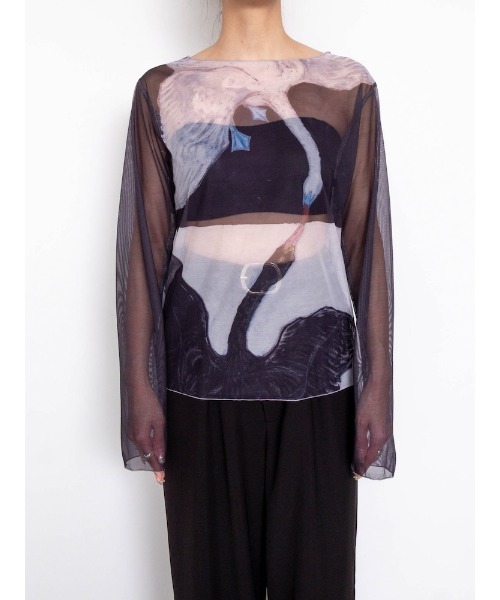 sahara(サハラ)の「Sheer Top "Hilma af Klint"(Tシャツ/カットソー・レディース・その他1/その他2/その他3/その他4/その他5・FREE)」の17枚目の写真
