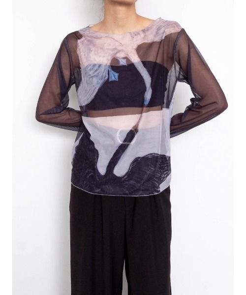 sahara(サハラ)の「Sheer Top "Hilma af Klint"(Tシャツ/カットソー・レディース・その他1/その他2/その他3/その他4/その他5・FREE)」の18枚目の写真