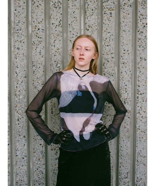 sahara(サハラ)の「Sheer Top "Hilma af Klint"(Tシャツ/カットソー・レディース・その他1/その他2/その他3/その他4/その他5・FREE)」の9枚目の写真