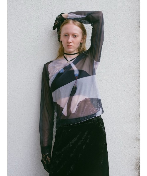 sahara(サハラ)の「Sheer Top "Hilma af Klint"(Tシャツ/カットソー・レディース・その他1/その他2/その他3/その他4/その他5・FREE)」の11枚目の写真