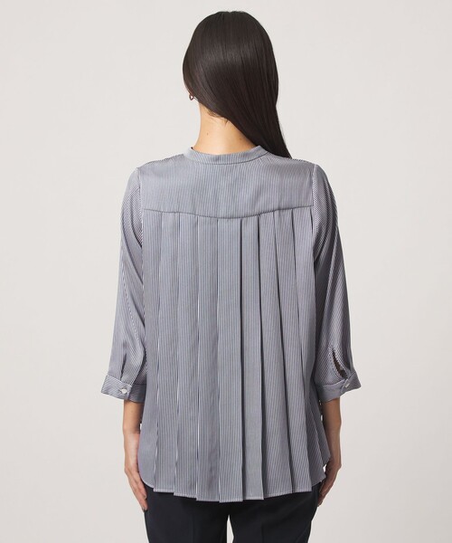 A DAY IN THE LIFE UNITED ARROWS(アデイインザライフユナイテッドアローズ)の「バックプリーツ シャツチュニック 7分袖<A DAY IN THE LIFE>(シャツ/ブラウス・レディース・ピンク/ダークグレー/モカ/コバルトブルー・FREE)」の17枚目の写真