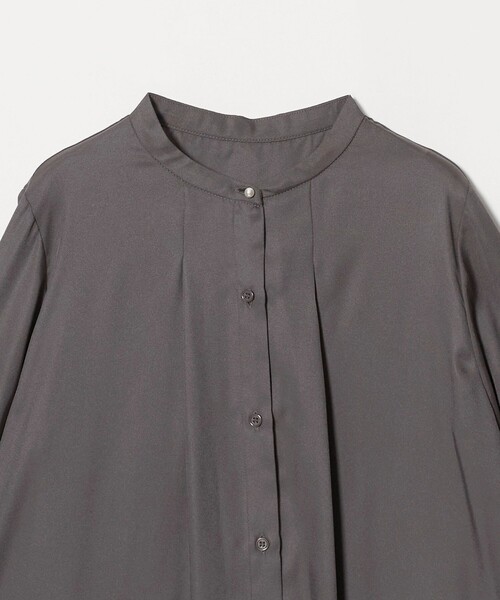 A DAY IN THE LIFE UNITED ARROWS(アデイインザライフユナイテッドアローズ)の「バックプリーツ シャツチュニック 7分袖<A DAY IN THE LIFE>(シャツ/ブラウス・レディース・ピンク/ダークグレー/モカ/コバルトブルー・FREE)」の20枚目の写真