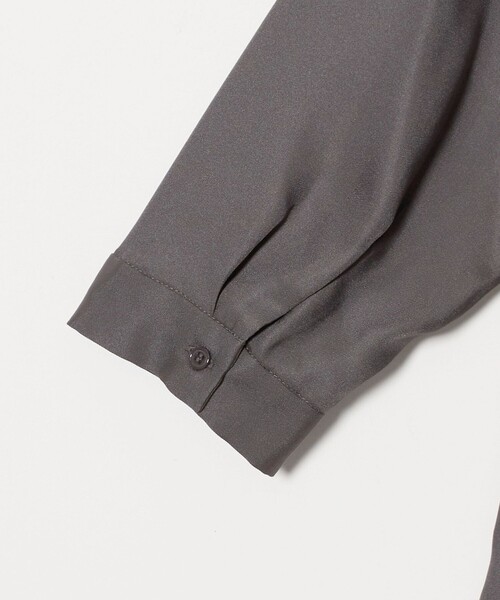 A DAY IN THE LIFE UNITED ARROWS(アデイインザライフユナイテッドアローズ)の「バックプリーツ シャツチュニック 7分袖<A DAY IN THE LIFE>(シャツ/ブラウス・レディース・ピンク/ダークグレー/モカ/コバルトブルー・FREE)」の21枚目の写真