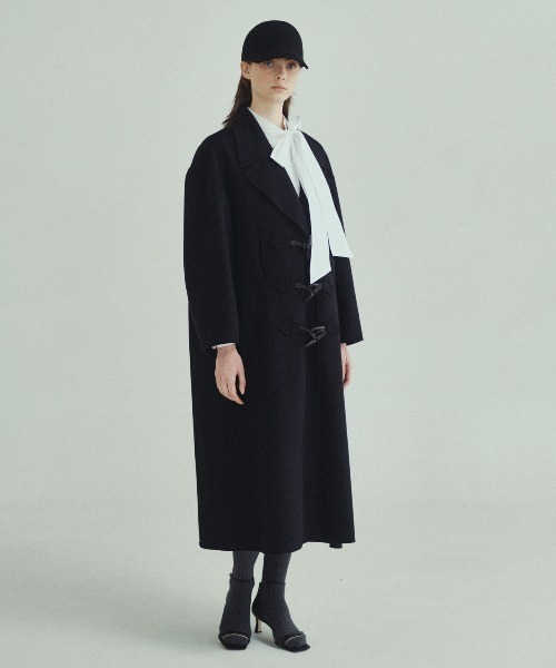 ADORE アドーア／ダッフルコート ブラック サイズ38 ADORE｜アドーアのダッフルコート（ブラック/黒色系・フードなし）通販