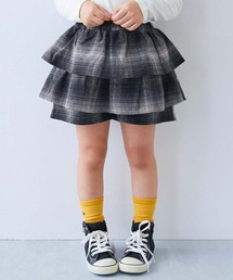 devirock（デビロック）の「ふわっとティアード チェック柄 スカパン（その他パンツ）」