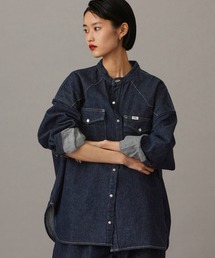 Lee【101 101周年記念特別モデル】ANNIVERSARY 101 ICONIC BAND COLLAR SHIRTS JACKET セットアップ可