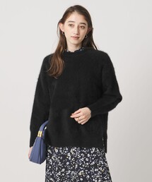 フォックスカシミヤ クルーネック ニット