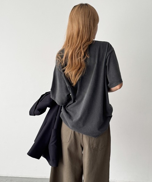 CANAL JEAN(キャナルジーン)の「Lakey Park レオパードTシャツ(Tシャツ/カットソー・レディース・ブラック・ONE SIZE)」の8枚目の写真