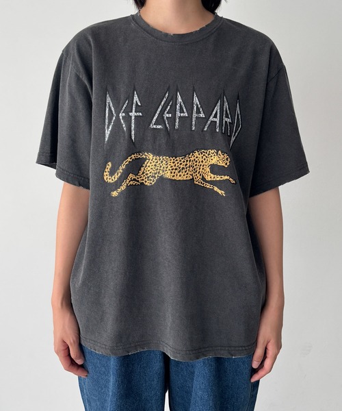 CANAL JEAN(キャナルジーン)の「Lakey Park レオパードTシャツ(Tシャツ/カットソー・レディース・ブラック・ONE SIZE)」の10枚目の写真