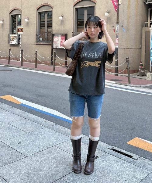 CANAL JEAN(キャナルジーン)の「Lakey Park レオパードTシャツ(Tシャツ/カットソー・レディース・ブラック・ONE SIZE)」の15枚目の写真