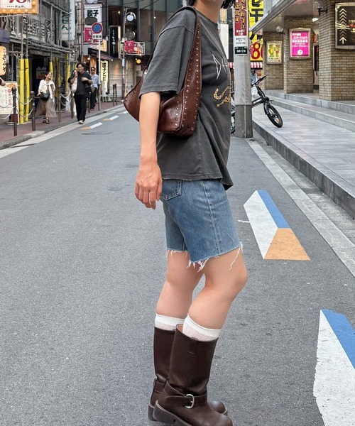 CANAL JEAN(キャナルジーン)の「Lakey Park レオパードTシャツ(Tシャツ/カットソー・レディース・ブラック・ONE SIZE)」の17枚目の写真