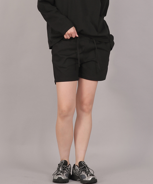 SAINTCREW(セントクルー)の「コットンバンディングショートパンツ CBS-387 ブラック(その他パンツ・レディース・その他・フリー)」の1枚目の写真