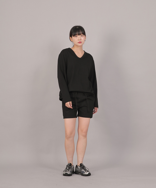 SAINTCREW(セントクルー)の「コットンバンディングショートパンツ CBS-387 ブラック(その他パンツ・レディース・その他・フリー)」の9枚目の写真