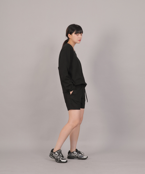 SAINTCREW(セントクルー)の「コットンバンディングショートパンツ CBS-387 ブラック(その他パンツ・レディース・その他・フリー)」の7枚目の写真