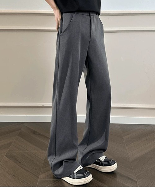DOUBLE STEAL(ダブルスティール)の「DSコントラストステッチフレアスラックス(スラックス・メンズ・グレー/ブラック・X-LARGE/LARGE/MEDIUM)」の4枚目の写真