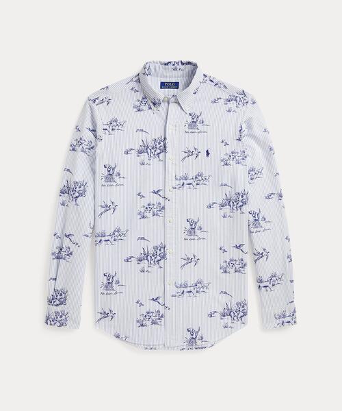 POLO RALPH LAUREN(ポロ ラルフ ローレン)の「クラシック ドッグアンドフェザント オックスフォード シャツ(シャツ/ブラウス・メンズ・ブルー・S/M/L/XL/XS)」の1枚目の写真