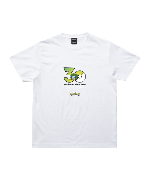 ZOZOSPOT(ゾゾスポット)の「Pokemon 30th Anniversary 1025 T-shirt 「デンヂムシ」(Tシャツ/カットソー・レディース・ホワイト・SMALL/MEDIUM/LARGE/X-LARGE/XX-LARGE/XXX-LARGE/100cm/110cm/120cm/130cm/140cm/150cm/160cm)」の1枚目の写真
