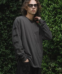 CAMBIO（カンビオ）の「mlt5846-ピグメント染めプリントロンT - SNAKE(2602138MCB)（Tシャツ/カットソー）」