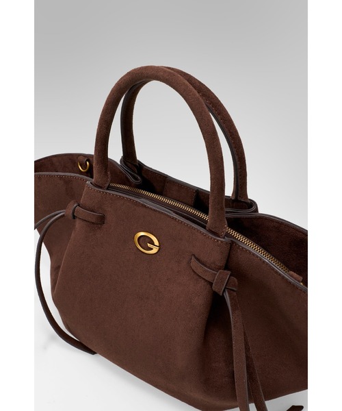 Guess(ゲス)の「ALLEGRA Satchel ショルダーバッグ(ショルダーバッグ・レディース・ブラウン/ダークブラウン・ONE SIZE)」の8枚目の写真