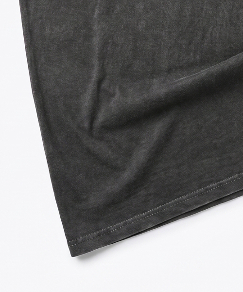 AFRESH(アフレッシュ)の「WASHED PIGMENT リンガー マッスルフィット ショートスリーブ_2color(Tシャツ/カットソー・メンズ・チャコールグレー/グレー・XX-LARGE/MEDIUM/LARGE/X-LARGE)」の6枚目の写真