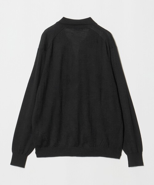 UNITED ARROWS(ユナイテッドアローズ)の「アルパカ/ウール スキッパー ニット(ニット/セーター・メンズ・コバルトブルー/ブラック・XL/L/M/S)」の13枚目の写真