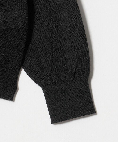 UNITED ARROWS(ユナイテッドアローズ)の「アルパカ/ウール スキッパー ニット(ニット/セーター・メンズ・コバルトブルー/ブラック・XL/L/M/S)」の15枚目の写真