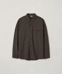 セトルポケットシャツ_BROWN