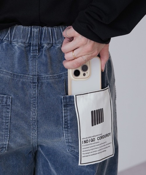 reca(レカ)の「コーデュロイワイドパンツ(その他パンツ・レディース・ブルー系その他・S/M/L)」の14枚目の写真