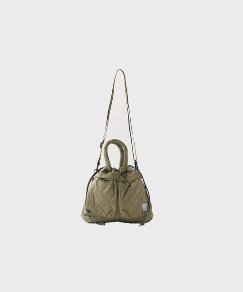 MIS(エムアイエス)の「MIS / GENERAL LABEL MILITARY QUILTED HELMET BAG / MIS2615014(ショルダーバッグ・レディース・ブラック/グリーン/ベージュ・FREE)」の3枚目の写真
