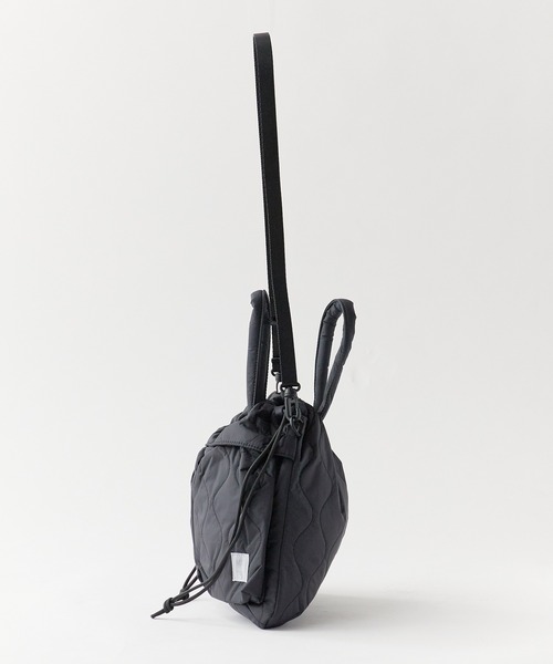 MIS(エムアイエス)の「MIS / GENERAL LABEL MILITARY QUILTED HELMET BAG / MIS2615014(ショルダーバッグ・レディース・ブラック/グリーン/ベージュ・FREE)」の11枚目の写真