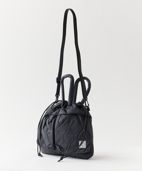 MIS(エムアイエス)の「MIS / GENERAL LABEL MILITARY QUILTED HELMET BAG / MIS2615014(ショルダーバッグ・レディース・ブラック/グリーン/ベージュ・FREE)」の10枚目の写真