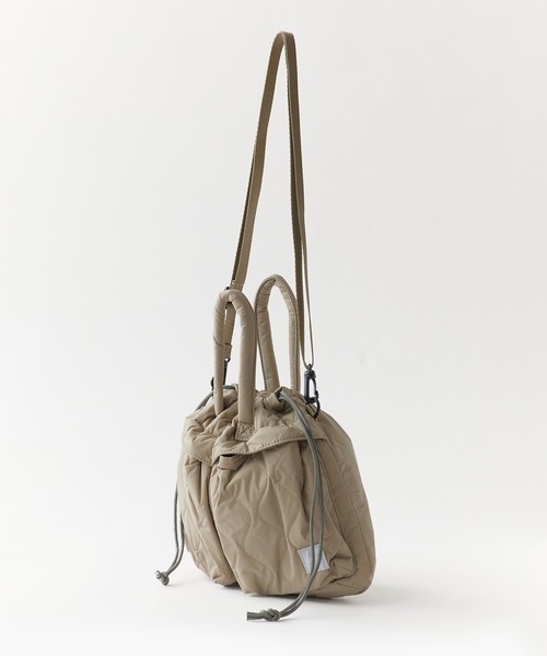 MIS(エムアイエス)の「MIS / GENERAL LABEL MILITARY QUILTED HELMET BAG / MIS2615014(ショルダーバッグ・レディース・ブラック/グリーン/ベージュ・FREE)」の6枚目の写真