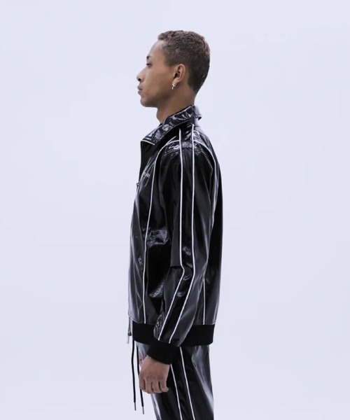 LAST NEST（ラストネスト）の「LAST NEST/ラストネスト/Patent Track Jacket（その他アウター・メンズ・ブラック・M/L）」の4枚目の写真