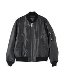 Alpha Industries(�A���t�@�C���_�X�g���[�Y)�́y���{����zAlpha Industries/�A���t�@ �C���_�X�g���[�Y/LEATHER MA-1 FLIGHT JACKET/���U�[MA-1 �t���C�g�W���P�b�g(MA-1)