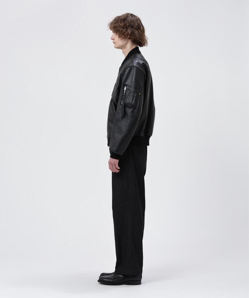 Alpha Industries(アルファインダストリーズ)の「【日本限定】Alpha Industries/アルファ インダストリーズ/LEATHER MA-1 FLIGHT JACKET/レザーMA-1 フライトジャケット(MA-1・メンズ・ブラック・XL/L/M/S)」の14枚目の写真