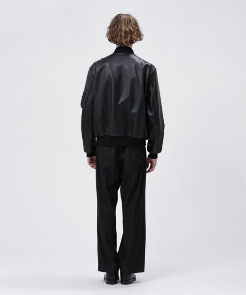Alpha Industries(アルファインダストリーズ)の「【日本限定】Alpha Industries/アルファ インダストリーズ/LEATHER MA-1 FLIGHT JACKET/レザーMA-1 フライトジャケット(MA-1・メンズ・ブラック・XL/L/M/S)」の15枚目の写真