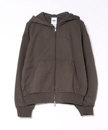 adidas（アディダス）の「adidas アディダス M PREMIUM ESS CROPPED FULLZIP スウェット KR6986 SHADOWOLIVE（スウェット）」