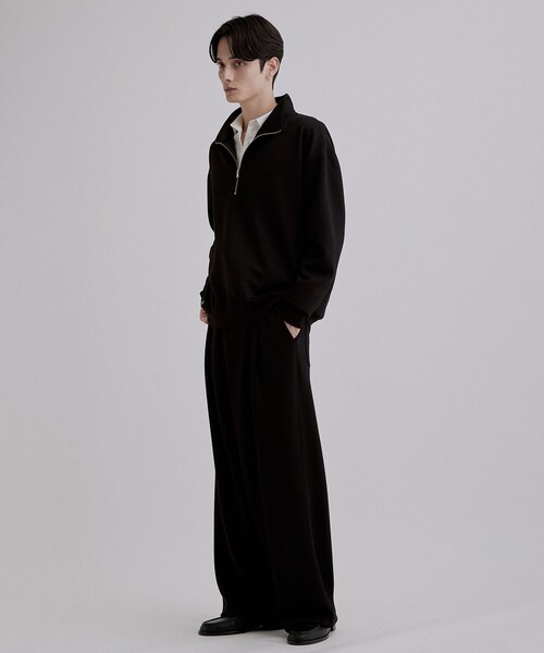tk.TAKEO KIKUCHI(ティーケータケオキクチ)の「【TOROMIシリーズ】シルキータッチスウェットパンツ(その他パンツ・メンズ・ダークグレー/オフホワイト/ブラック・02/03)」の16枚目の写真