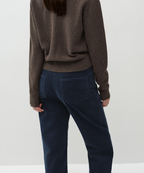MUSINSA STANDARD WOMAN（ムシンサスタンダードウーマン）の「ウィメンズストレートコーデュロイパンツ[ミッドナイトブルー]（その他パンツ・レディース・その他・24/25/26/27/28/29/30）」の6枚目の写真