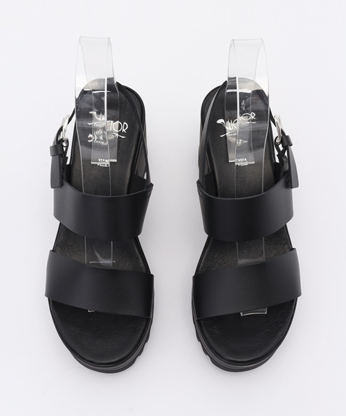 Chico（チコ）の「VICTOR7819（サンダル・レディース・ホワイト/ブラック/シルバー・37/38/36）」の10枚目の写真