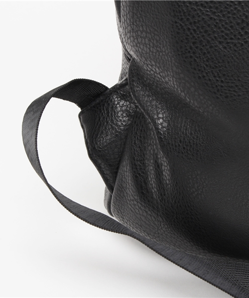 VIBGYOR（ヴィブジョー）の「PUレザービッグバッグパック（バックパック/リュック・メンズ・ブラック・FREE）」の7枚目の写真